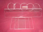 clear quartz glass plate